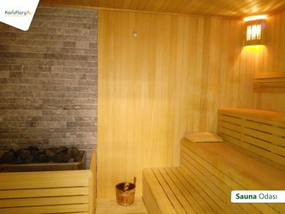 Koru Florya Rezidans sauna odası